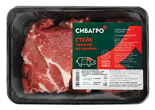 СТЕЙК ИЗ ШЕЙКИ СВИНОЙ, 400-600 г